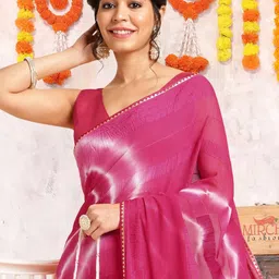 MIRCHI FASHION Tie and Dye Gotta Patti Designer Saree-picture-25