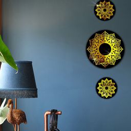 VAH Kya Bat Hai !! Black Designed 3D Acrylic Wall Sticker-image-6