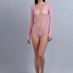 COLOR STYLE Self-Design Round Neck Baby Doll-image-49