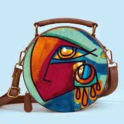 Kalankit Shopper Handheld Bag with Applique-23