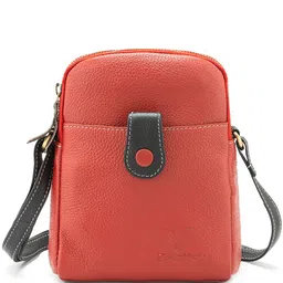 Goatter Textured Leather Structured Sling Bag image 1