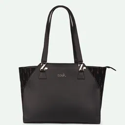 ZOUK Structured Vegan Leather Shoulder Bag-Up to 12 inch image 2