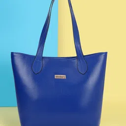 DressBerry Blue Oversized Shopper Tote Bag-48