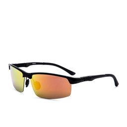 Intellilens Unisex Orange Lens & Black Sports Sunglasses with Polarised Lens-image-15