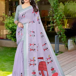 KALINI Warli Printed Saree-image-98