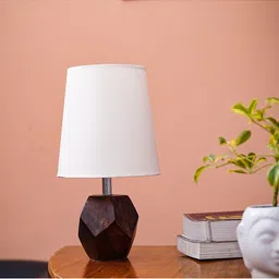 Pinecraft INTERNATIONAL Brown & White Sefinn Table Lamp With Shade-8