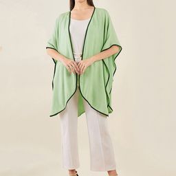 First Resort by Ramola Bachchan Asymmetric Open Front Shrug-23
