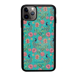macmerise Floral Printed iPhone 11 Pro Max Phone Bumper Case Cover-image-65