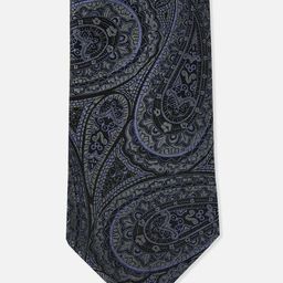 Louis Philippe Men Woven Design Silk Broad Tie-image-29