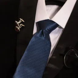 Louis Philippe Men Woven Design Broad Tie-picture-44