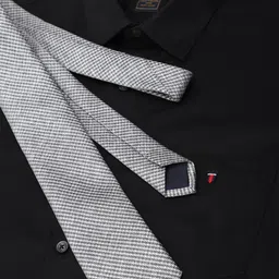Louis Philippe Men Woven Design Broad Tie-picture-37