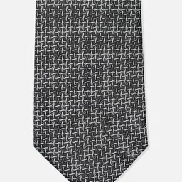 Louis Philippe Men Woven Design Silk Skinny Tie-picture-13