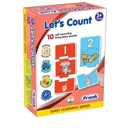 Frank Set of 10 Three-Piece Let's Count Early Learning Puzzle-16