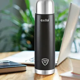 Cello Duro Flip Black Vacusteel double-walled insulated flask with Insulated Jacket-750ml-picture-15