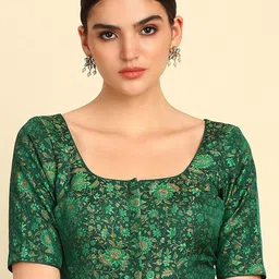 Soch Printed Round Neck Saree Blouse-28