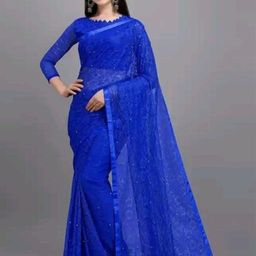 KALINI Embellished Net Saree-image-93