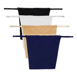 PLUMBURY Pack Of 4 Cleavage Cover Clip-On Mock Camisole-image-43