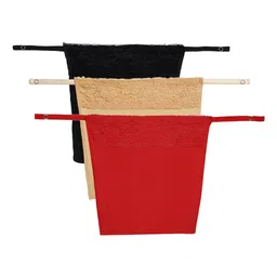PLUMBURY Pack Of 3 Cleavage Cover Clip-On Mock Camisole-image-65