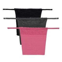 PLUMBURY Pack Of 3 Cleavage Cover Clip-On Mock Camisole-image-88