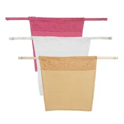 PLUMBURY Pack Of 3 Cleavage Cover Clip-On Mock Camisole-image-89