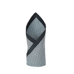 Peter England Men Black & White Printed Pocket Square-image-61