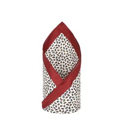 Peter England Men Cream & Maroon Printed Pocket Square-image-66