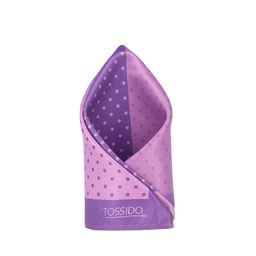 Tossido Men Purple Printed Microfiber Pocket Square-image-59