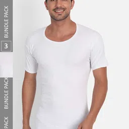 T.T. Desire Interlock Pack Of 3 Undershirt Cotton Innerwear Vests-image-76