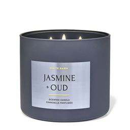 Bath & Body Works Jasmine & Oud 3-Wick Scented Candle - 411 g-picture-4