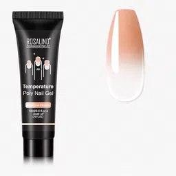 ROSALIND UV & LED Soak-Off Temperature Poly Nail Extension Gel 15 ml - Clear-Nude-41