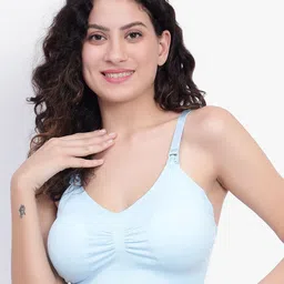 BRACHY Removable Padding Seamless Maternity Bra With All Day Comfort-30