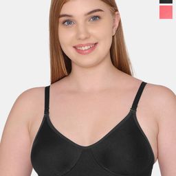 KOMLI Pack Of 2 Full Coverage Non Padded Cotton Everyday Bra With All Day Comfort-52