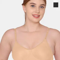KOMLI Pack Of 3 Full Coverage Non Padded Cotton T-shirt Bras With All Day Comfort-29