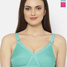 Floret Pack of 2 Full Coverage Everyday Bras with All Day Comfort-57