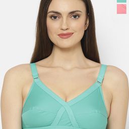 Floret Pack of 2 Full Coverage Everyday Bras with All Day Comfort-4