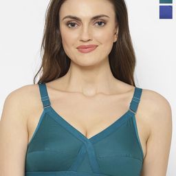 Floret Pack of 2 Full Coverage Everyday Bras with All Day Comfort-1