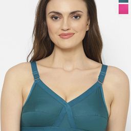 Floret Pack of 2 Full Coverage Everyday Bras with All Day Comfort-8