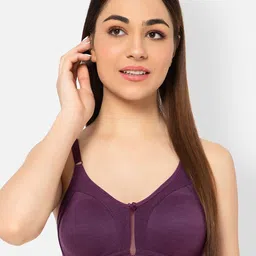 Clovia Full Coverage Non Padded Cotton Bra With All Day Comfort-image-13