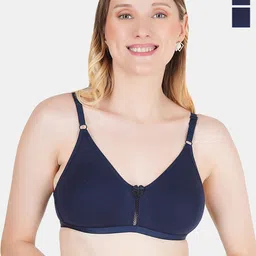 Tweens Pack of 2 Full Coverage Non Padded Cotton T-shirt Bras With All Day Comfort-89