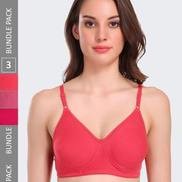POOJA RAGENEE Pack Of 3 All Day Comfort Full Coverage Everyday Bra-picture-45