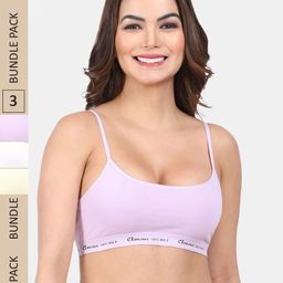Amour Secret Pack OF 3 Full Coverage Non Padded Everyday Bra-picture-29