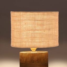 Devansh Beige Textured Table Lamps-5
