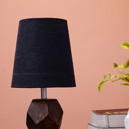 Pinecraft INTERNATIONAL Black Table Lamp With Shade-31