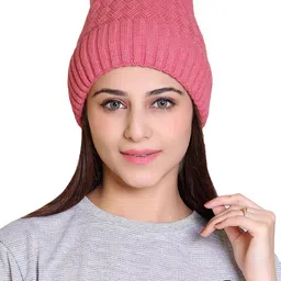 Gajraj Unisex Self Design Woollen Beanie-8