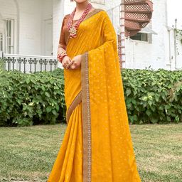 Anouk Ethnic Motifs Zari Saree-30