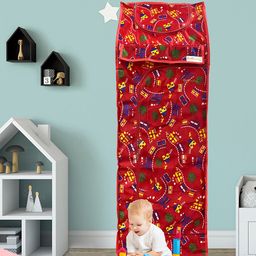 OyO Baby  Red Printed 6 Shelves Foldable & Unbreakable Organiser-50
