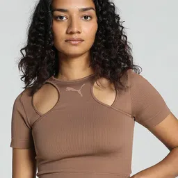 Puma DARE TO Slim Fit Crop T-shirt-image-22