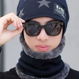 Alexvyan Men Self Design Beanie-image-36