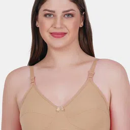 Reveira Medium Coverage Seamless Non Padded Dry Fit Bra With All Day Comfort-50