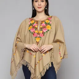 CRAFTBAZAR Kashmiri Embroidered Poncho-image-25